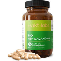 Produktbild von Viktilabs Bio Ashwagandha Kapseln mit KSM-66 1000 mg