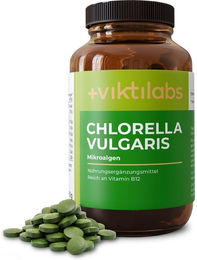 Viktilabs Chlorella Vulgaris Mikroalgen Tabletten vegan 1000 mg – Bild 1 von 1