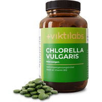 Produktbild von Viktilabs Chlorella Vulgaris Mikroalgen Tabletten vegan 1000 mg
