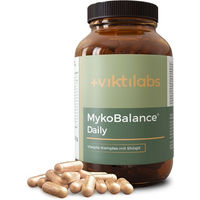 Produktbild von Viktilabs MykoBalance Daily Kräuter-Komplex mit Vitamin C in Kapseln