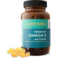 Produktbild von Viktilabs Premium Omega-3 Fischöl Kapseln