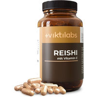 Produktbild von Viktilabs Reishi Vitalpilz Kapseln ohne Zusatzstoffe