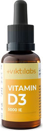 Viktilabs Vitamin D3 Tropfen mit 5000 IE in MCT-Öl vegan – Bild 1 von 1