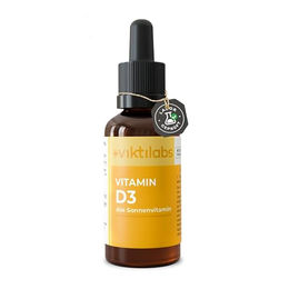 viktilabs Vitamin D3 Tropfen ohne Zusatzstoffe mit Lanolin – Bild 1 von 2