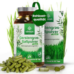 Vimion Gerstengras Kapseln vegan und ohne Zusatzstoffe 120 Stück – Bild 1 von 7
