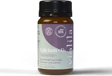 violila Calcium + D3 Tabletten für Frauen ohne Gelatine 100 Stück – Bild 1 von 3