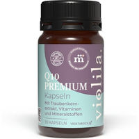 Produktbild von violila Q10 Premium Kapseln mit Ubiquinon vegan