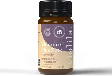 violila Vitamin C Plus Zink Kapseln vegan 60 Stück – Bild 1 von 2
