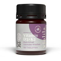Produktbild von violila Vitamin D3 + K2 Tabletten mit 2000 IE für Frauen 180 Stück