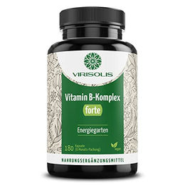ViriSolis Vitamin B Komplex Forte Multivitamin-Kapseln vegan ohne Zusatzstoffe 180 Kapseln – Bild 1 von 3