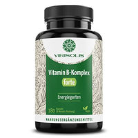 Produktbild von ViriSolis Vitamin B Komplex Forte Multivitamin-Kapseln vegan ohne Zusatzstoffe 180 Kapseln
