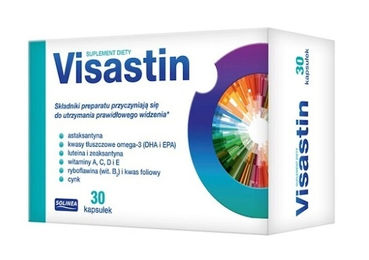 Vision Healthcare VISASTIN Vitamin C E Zink Zeaxanthin 30 Kapseln – Bild 1 von 1