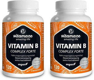 VISPURA B-Komplex Tabletten vegan ohne Zusatzstoffe für Erwachsene 240 Stück – Bild 1 von 1
