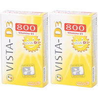 Produktbild von Vista D3 800 von Vista-Life Pharma Vitamin D3 Schmelzfilm vegan 120 Stück