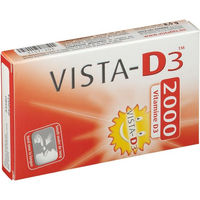 Produktbild von VISTA-D3 Lutschtabletten von Vista-Life Pharma NV mit 2000 IE, 60 Stück