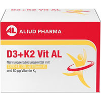Produktbild von Vit AL D3 + K2 ALIUD Pharma 2000 IE und 80 µg Kapseln 90 Stück
