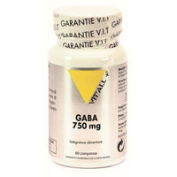 Produktbild von VIT'ALL+ GABA 750 mg Tabletten 60 Stück