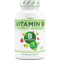Produktbild von Vit4ever B-Komplex Intenso mit 8 B-Vitaminen und 3 Co-Faktoren 240 Kapseln