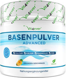 Vit4ever Basenpulver Advanced Mineralstoff-Komplex auf Citratbasis Pulver zuckerfrei laktosefrei glutenfrei ohne Zusatzstoffe – Bild 1 von 1