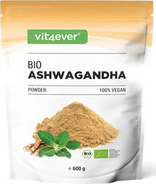 Vit4ever Bio Ashwagandha Pulver vegan und ohne Zusatzstoffe – Bild 1 von 2