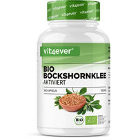 Produktbild von Vit4ever Bio Bockshornklee Aktiviert Kapseln Vegan Glutenfrei Laktosefrei