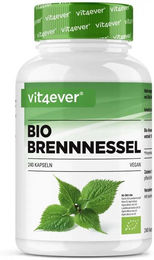 Vit4ever Bio Brennnessel Extrakt Kapseln vegan ohne Zusatzstoffe 240 Stück – Bild 1 von 3