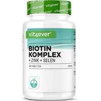 Produktbild von Vit4ever Biotin Selen Zink Kombination Tabletten vegan laktosefrei glutenfrei 365 Stück