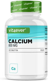 Vit4ever Calcium Carbonat Tabletten vegan laktosefrei und glutenfrei für Senioren 240 Stück – Bild 1 von 2
