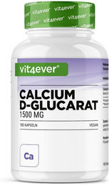 Vit4ever Calcium D-Glucarat Kapseln Vegan ohne Zusatzstoffe 180 Stück – Bild 1 von 2