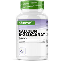 Produktbild von Vit4ever Calcium D-Glucarat Kapseln Vegan ohne Zusatzstoffe 180 Stück