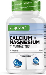 Vit4ever Calcium + Magnesium Bio Tabletten – Bild 1 von 2