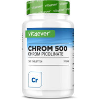 Produktbild von Vit4ever Chrom Tabletten 500 mcg vegan ohne Zusatzstoffe 365 Stück