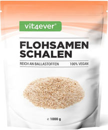 Vit4ever Flohsamenschalen Pulver vegan ohne Zusatzstoffe glutenfrei und laktosefrei – Bild 1 von 2