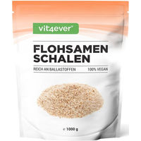Produktbild von Vit4ever Flohsamenschalen Pulver vegan ohne Zusatzstoffe glutenfrei und laktosefrei