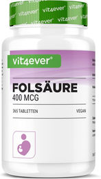 Vit4ever Folsäure Tabletten für Schwangere und Stillende 365 Stück – Bild 1 von 2