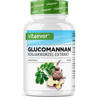 Produktbild von Vit4ever Glucomannan Konjakwurzel-Extrakt Kapseln vegan ohne Zusatzstoffe 240 Stück