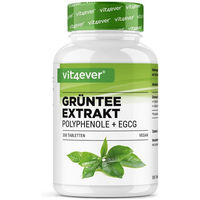 Produktbild von Vit4ever Grüntee Extrakt Tabletten vegan ohne Zusatzstoffe