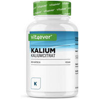 Produktbild von vit4ever Kalium Kapseln vegan laktosefrei und glutenfrei 365 Stück