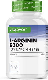 Vit4ever L-Arginin Kapseln vegan laktosefrei glutenfrei ohne Zusatzstoffe – Bild 1 von 2