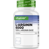 Produktbild von Vit4ever L-Arginin Kapseln vegan laktosefrei glutenfrei ohne Zusatzstoffe