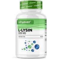Produktbild von Vit4ever L-Lysin 1000 mg Tabletten vegan 160 Stück