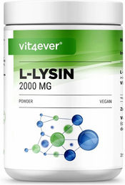 vit4ever L-Lysin Pulver vegan glutenfrei und laktosefrei – Bild 1 von 2