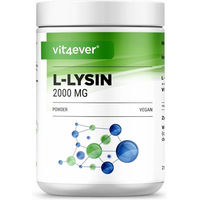 Produktbild von vit4ever L-Lysin Pulver vegan glutenfrei und laktosefrei