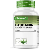 Produktbild von Vit4ever L-Theanin aus Grüntee Extrakt 1000 mg Kapseln 180 Stück vegan ohne Zusatzstoffe