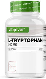 Vit4ever L-Tryptophan Kapseln vegan und glutenfrei 182 Kapseln – Bild 1 von 2