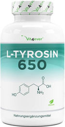 vit4ever L-Tyrosin 1000 mg Kapseln 360 Stück ohne Zusatzstoffe – Bild 1 von 1