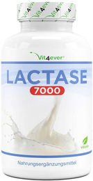 Vit4ever Laktase 7000 Tabletten vegan laktosefrei glutenfrei 180 Stück – Bild 1 von 1