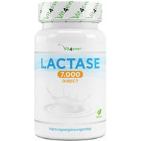 Produktbild von vit4ever Laktase Tabletten vegan ohne Zusatzstoffe 365 Stück