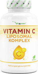 Vit4ever Liposomales Vitamin C 1000 mg Kapseln 240 Stück vegan laktosefrei glutenfrei – Bild 1 von 1