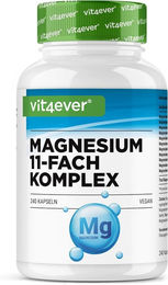 Vit4ever Magnesium 11-Fach Komplex Kapseln vegan ohne Zusatzstoffe 240 Stück – Bild 1 von 3
